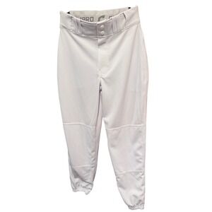 Champro Baseball Pants White Elastic Bottom Adult Small‎ Travel Tournament